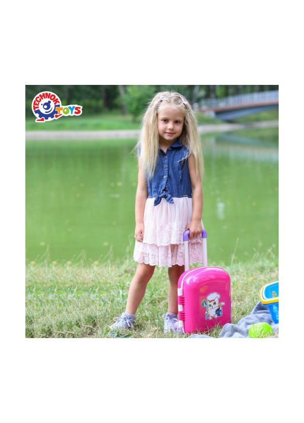 Іграшка кухня з набором посуду для дітей ігор в кухню кухонний набір ТехноК (371793324)