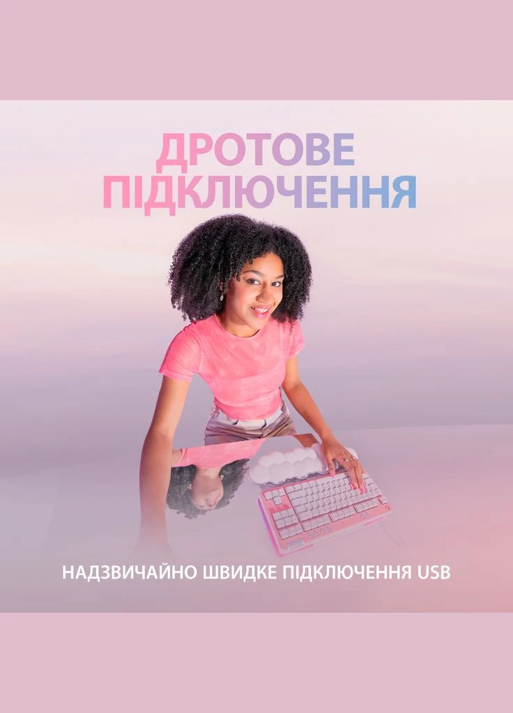 Клавиатура G713 Aurora Gaming GX Brown USB UA OffWhite (920-010422) Logitech (280938944)