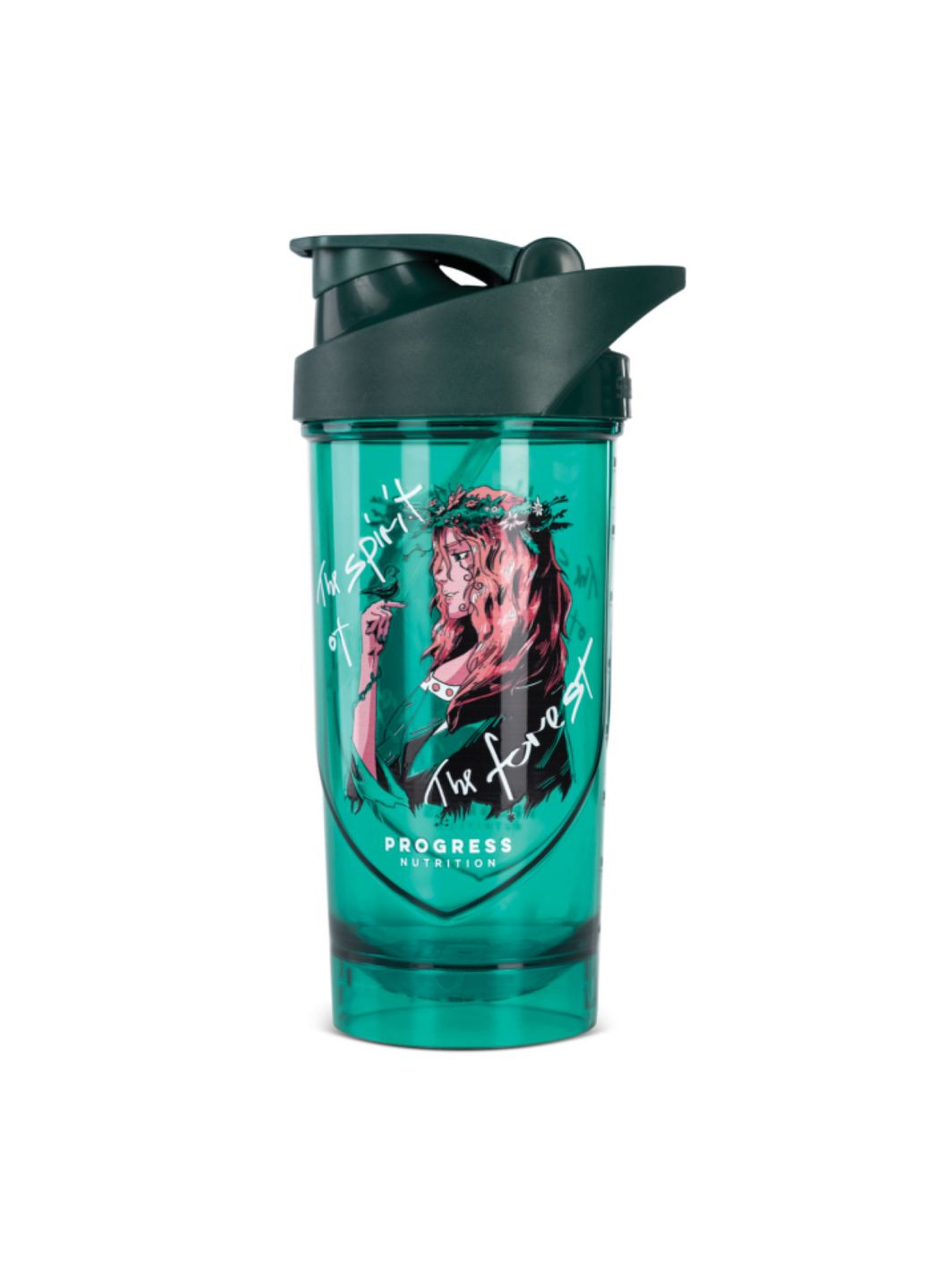 Шейкер The Spirit Of The Forest 700ml для приготовления коктейлей и смузи миксер для напитков Progress Nutrition (368988486)
