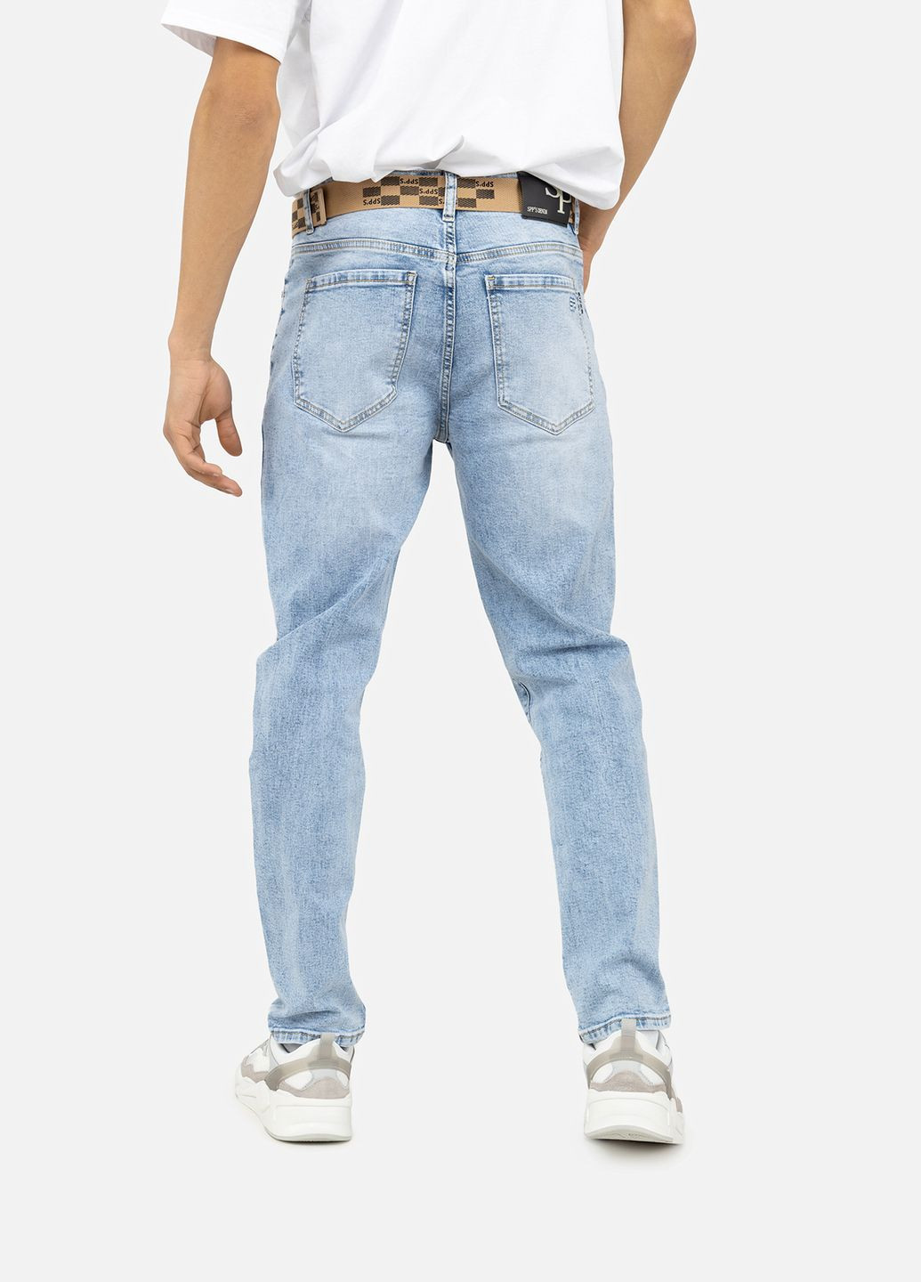 Чоловічі джинси колір блакитний ЦБ-00246659 SPP'S (283250413)