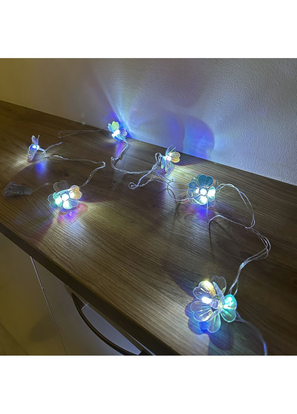 Гірлянда Квіточки 2,5 м Роса (363114670)