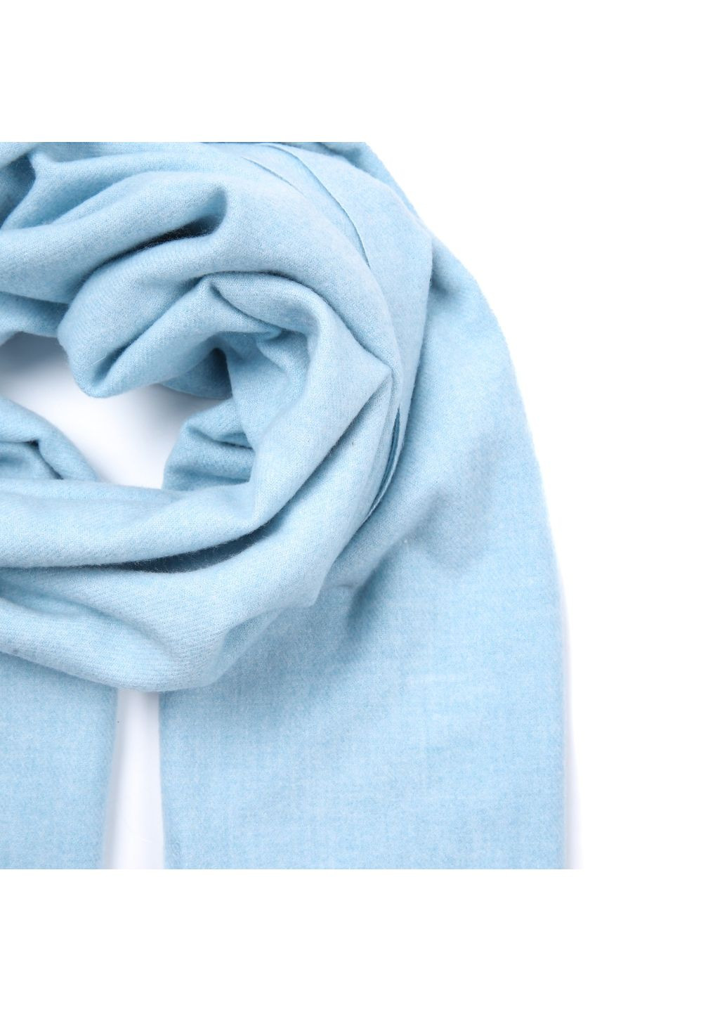 Палантин женский однотонный кашемир голубой EDWARD LuckyLOOK 210-265 (362556401)