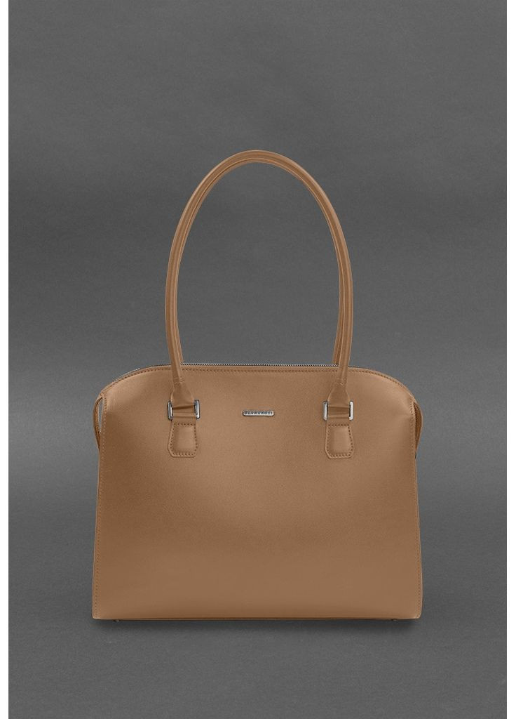 Женская кожаная сумка Business карамель Краст BlankNote (348359131)