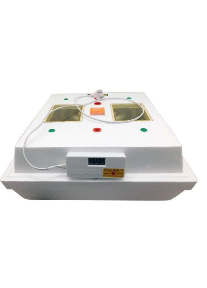 Инкубатор для яиц Квочка МИ-30-1-Е с терморегулятором, тип нагревателя- нагревательный шнур с механическим путем наклона Украина (278643204)