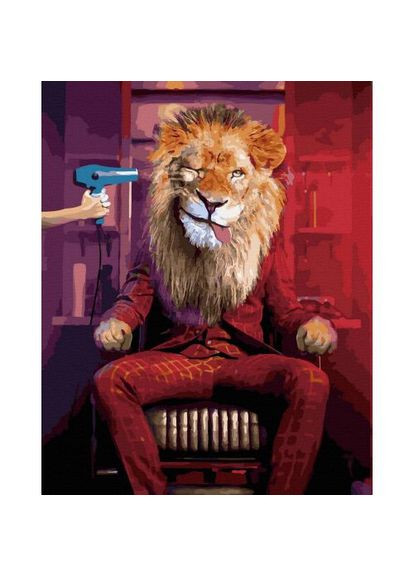 Картина по номерам "Парикмахерская" ★★★ Rainbow Art (361414823)