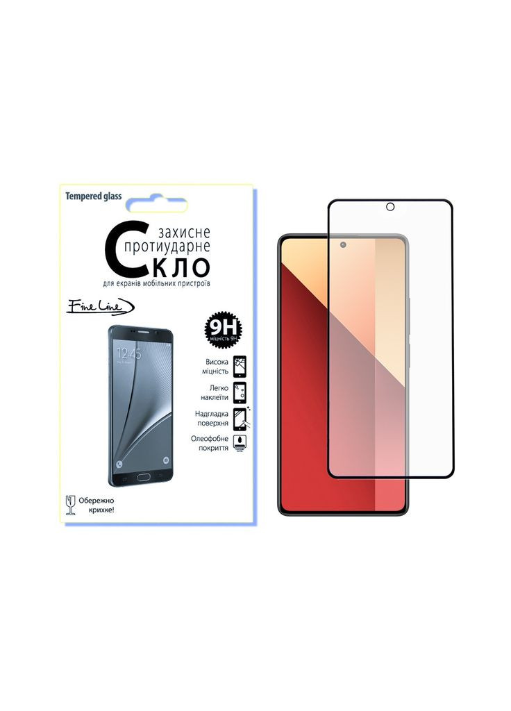 Скло захисне (m481081) Fine Line Xiaomi Redmi Note 13 Pro Black (367071417)