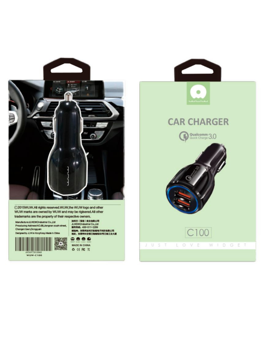 ОЗУ C100 2USB 3.1 A Black WUW (297453228)