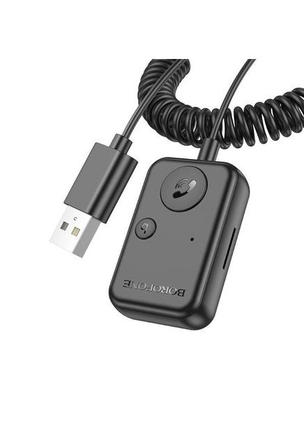 Автоадаптер — FM-модулятор BC49 June car BT FM transmitter Borofone (293345501)