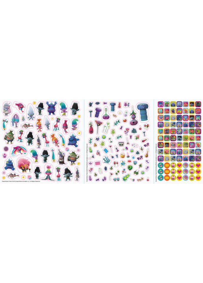 Альбом з наклейками Тролі Ранок 962003 Твій творчий альбом Ranok Creative (363266995)