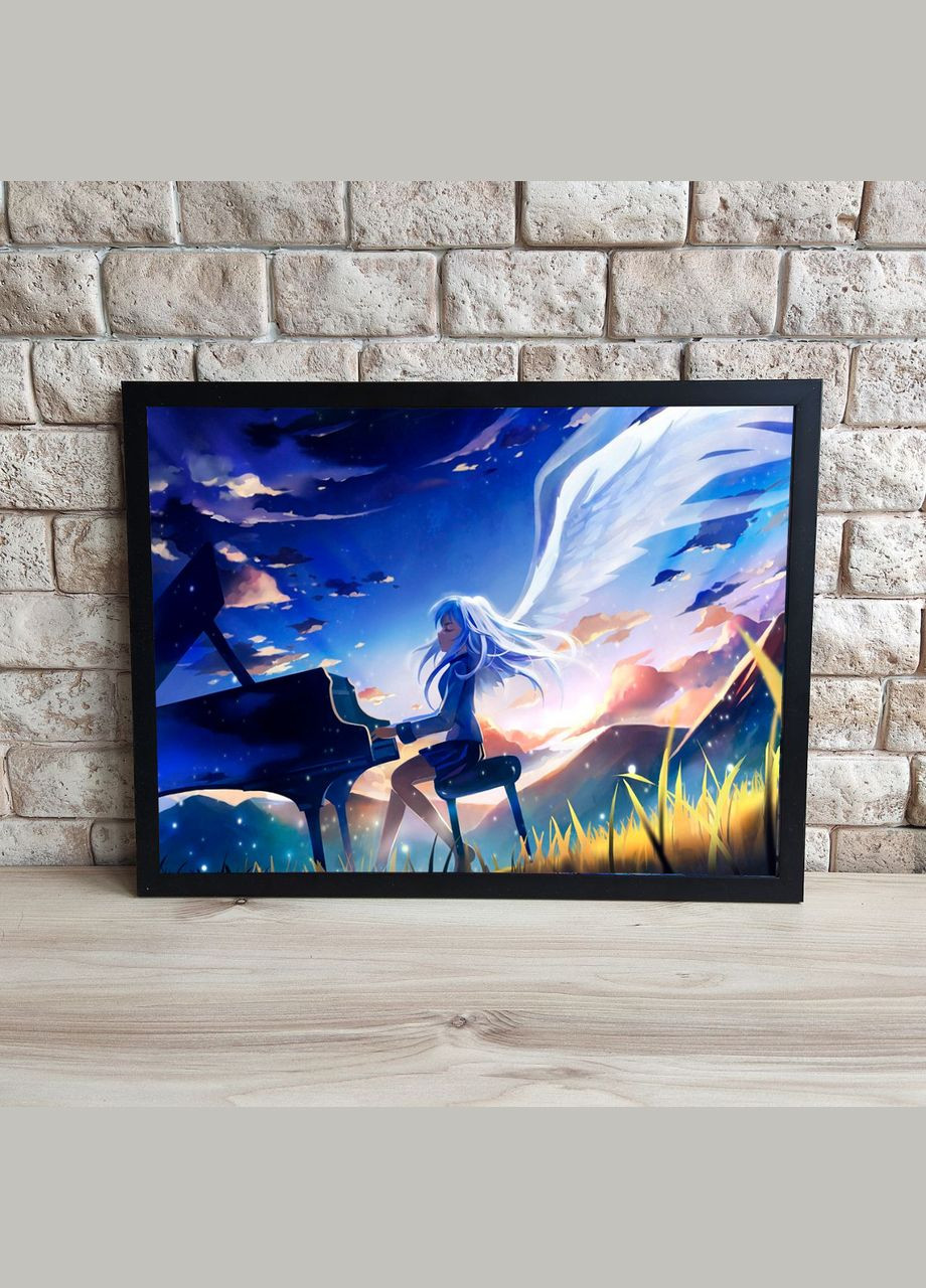 Інтер'єрна картина-постер на стіну Аніме Анегльські ритми-3 42х32 см No Brand (317334635)