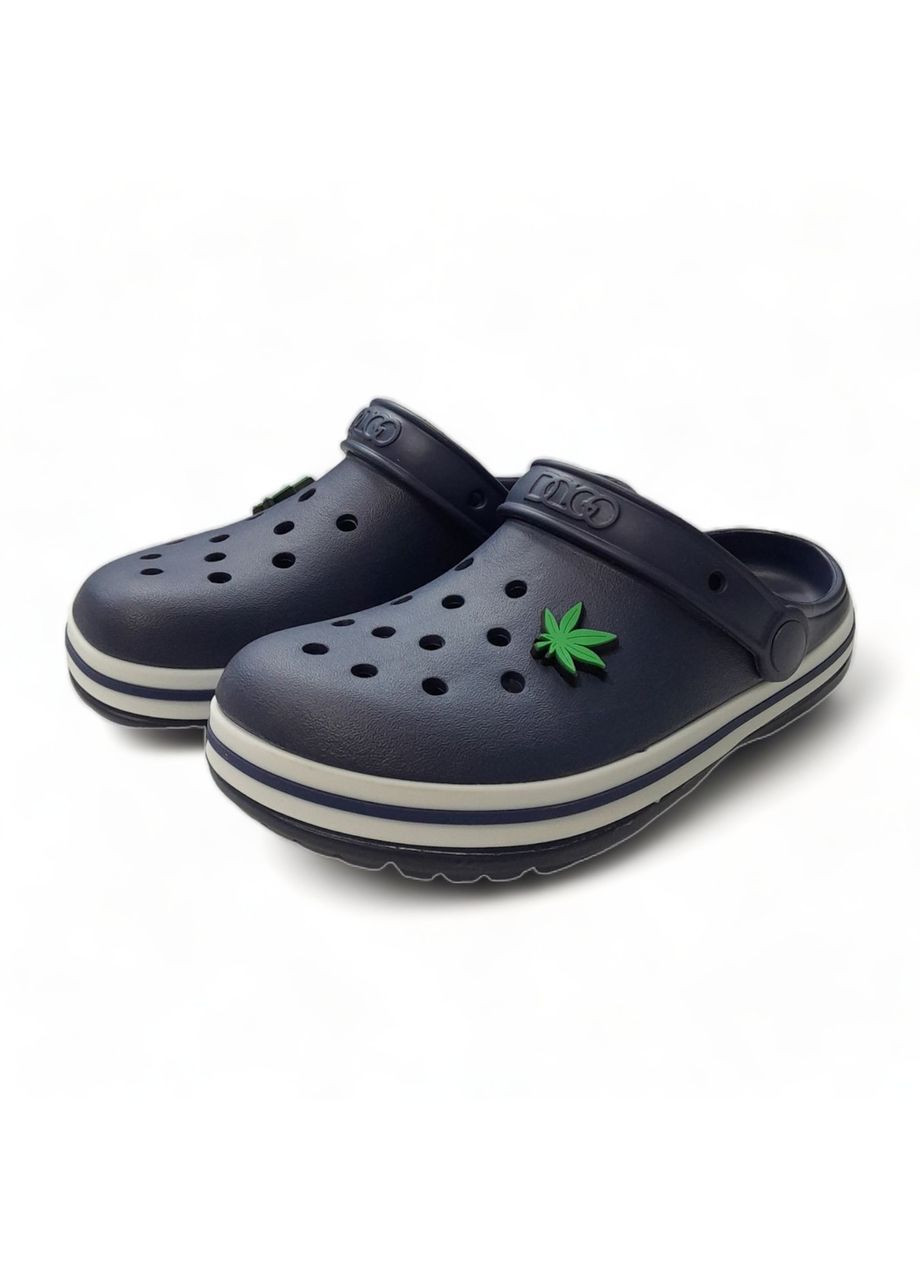 Синие кроксы подростковые style размер (23,5см.) синие Dago