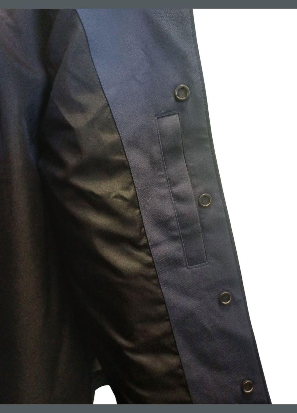 Темно-синя демісезонна куртка сорочка H&M