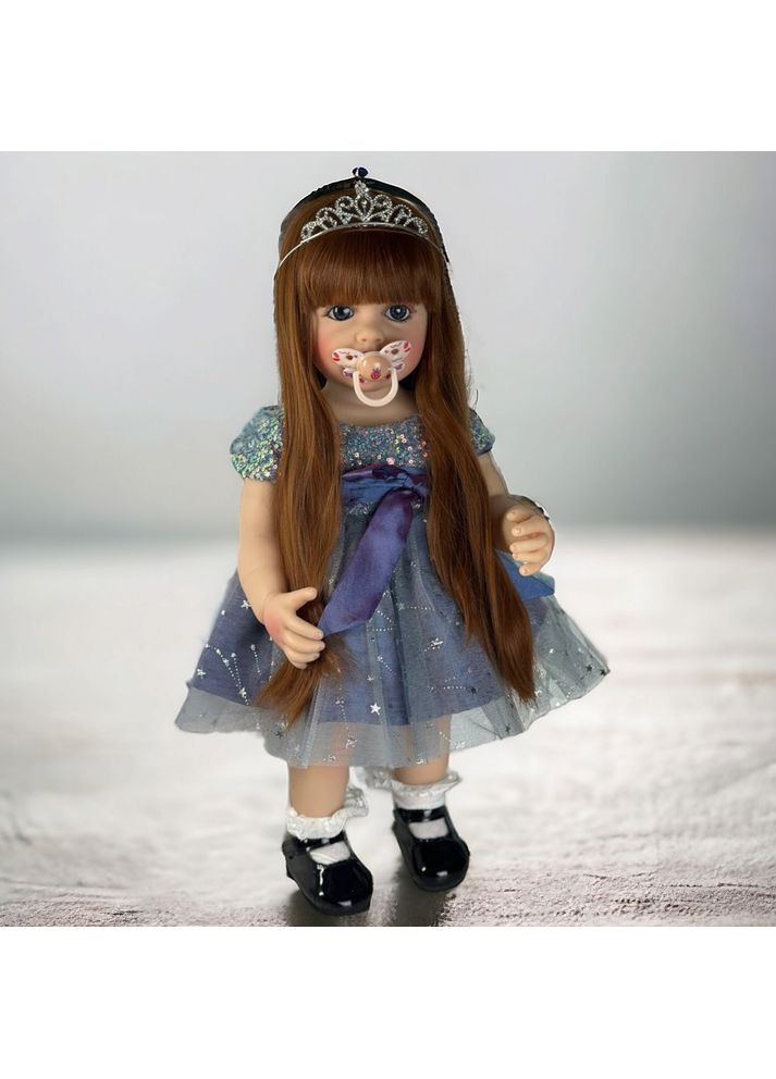 Лялька Реборн Віолета руде волосся 55 см силіконова No Brand (367736329)