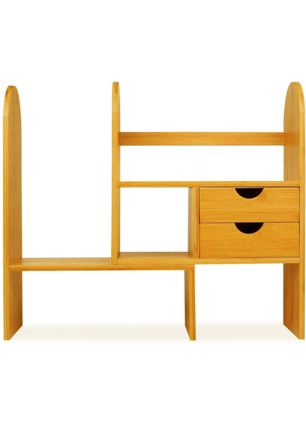 Настольная книжная полка из дерева Крапивин карри (КПЛ-002403) No Brand (328414383)