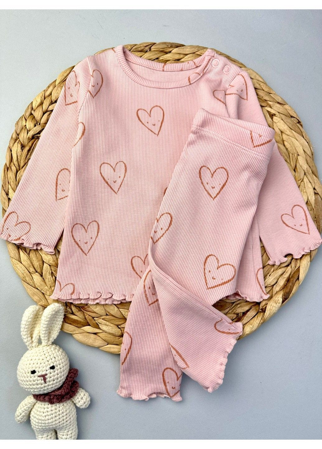 Рожевий демісезонний костюм George