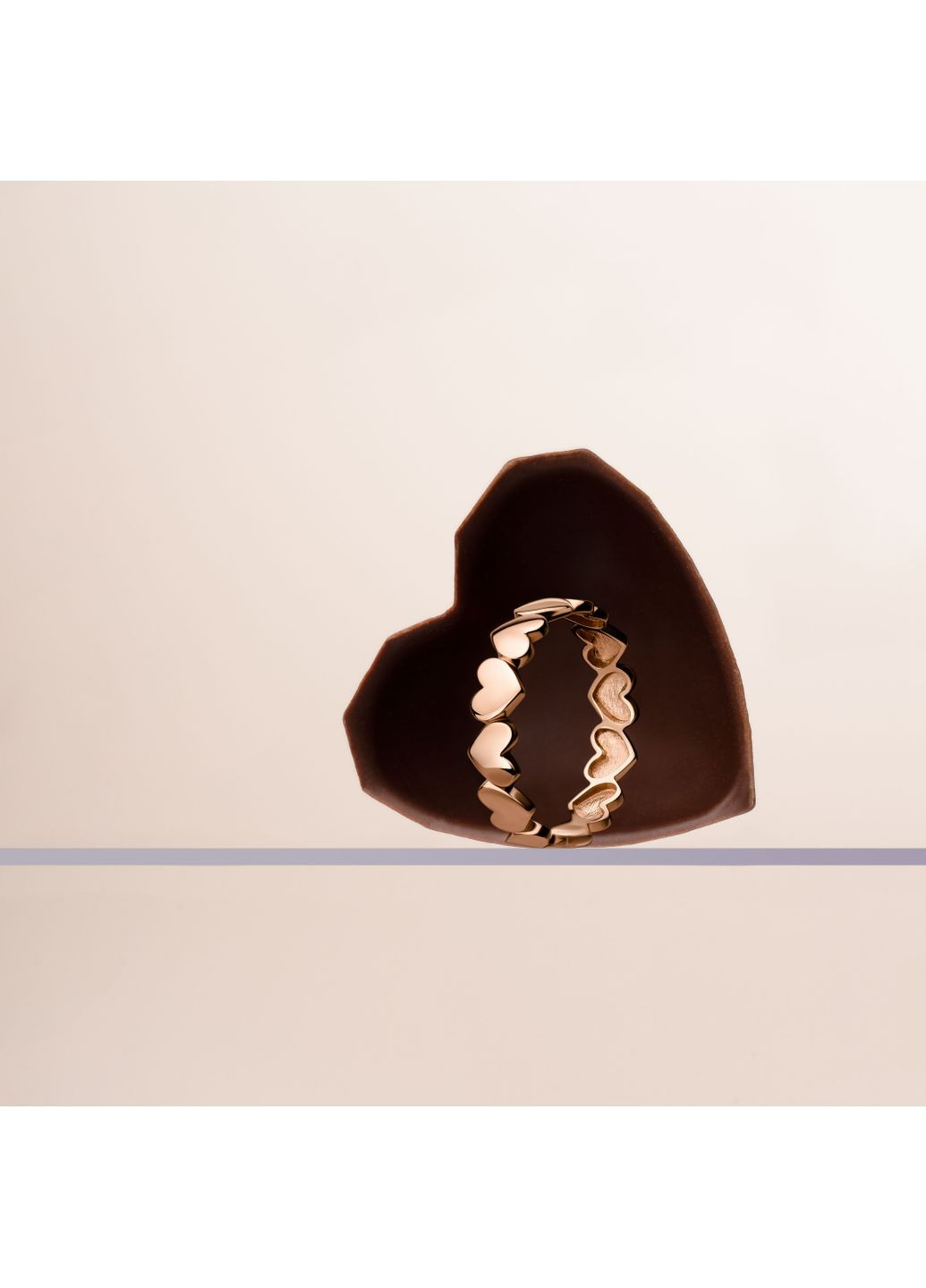 Каблучка Сплетіння сердець Minimal (340096887)