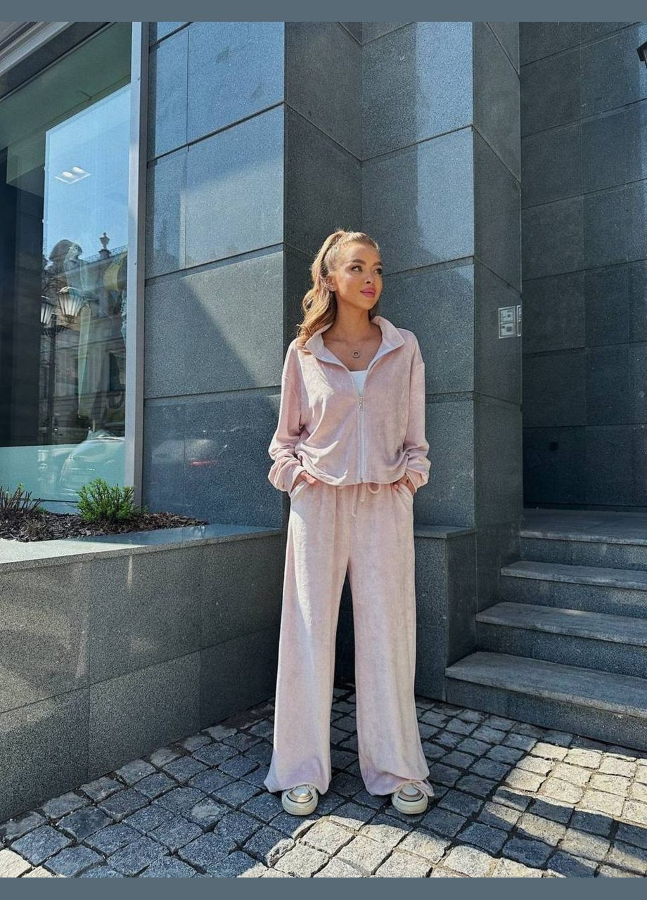 Жіночий трендовий спортивний костюм плюш SAVOY BRAND (330033526)