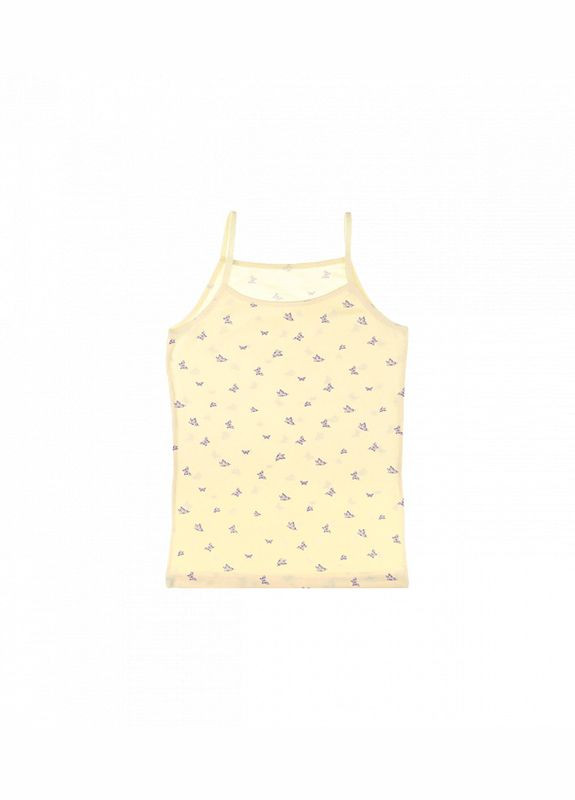 Майка на тонких бретельках для дівчинки з малюнком метеликів Donella (313426742)