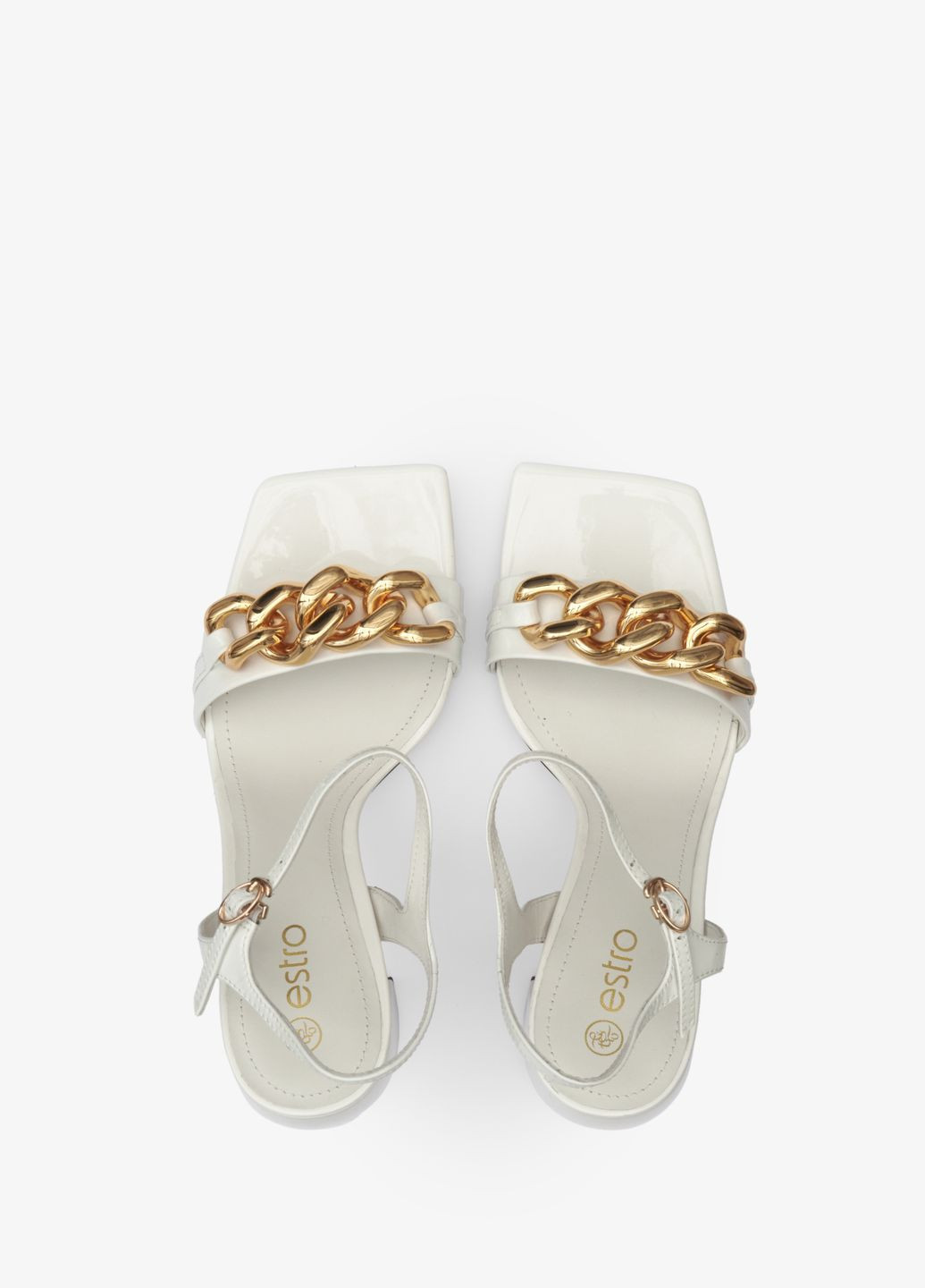 Босоніжки, колір білий Estro (323529038)