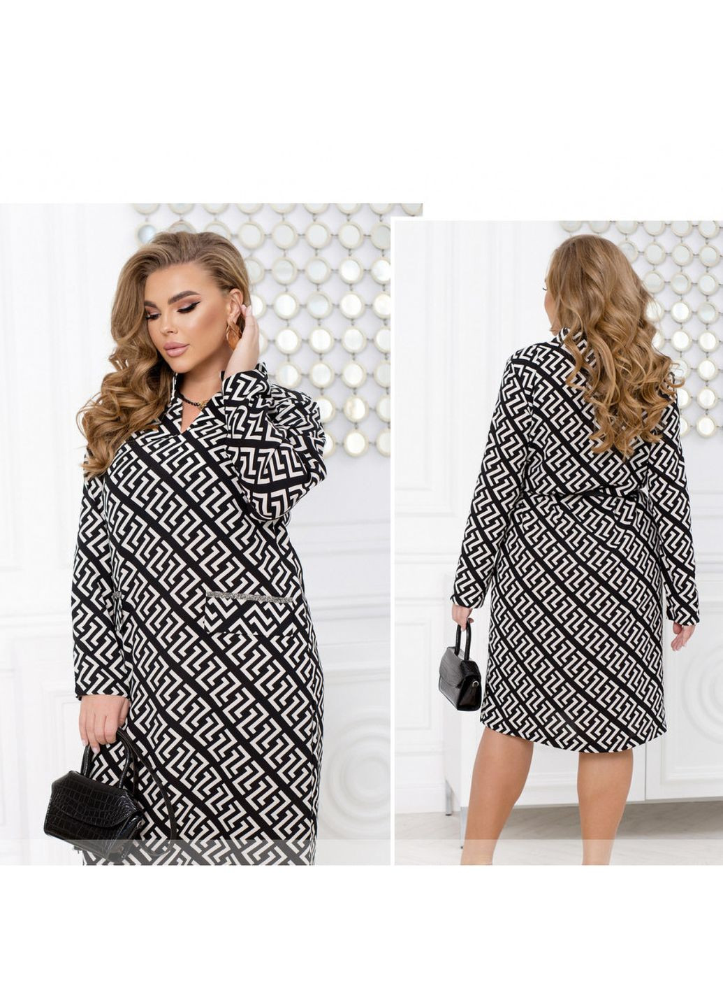 Черно-белое платье Liton