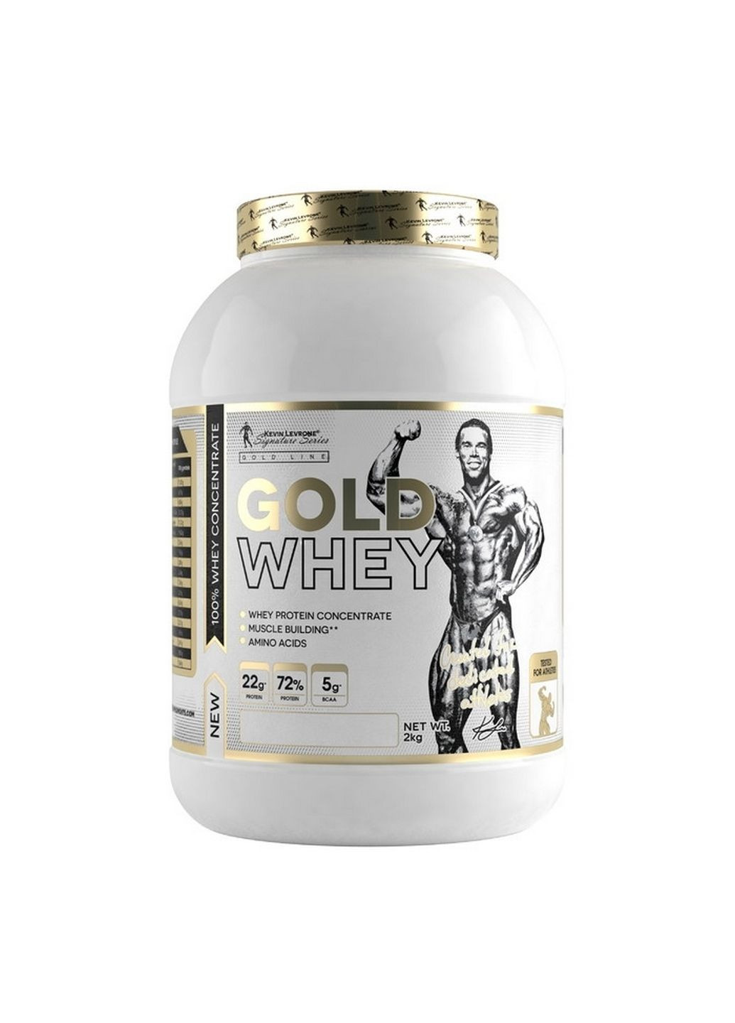 Протеїн Gold Whey, 2 кг Білий шоколад-журавлина Kevin Levrone (293477379)
