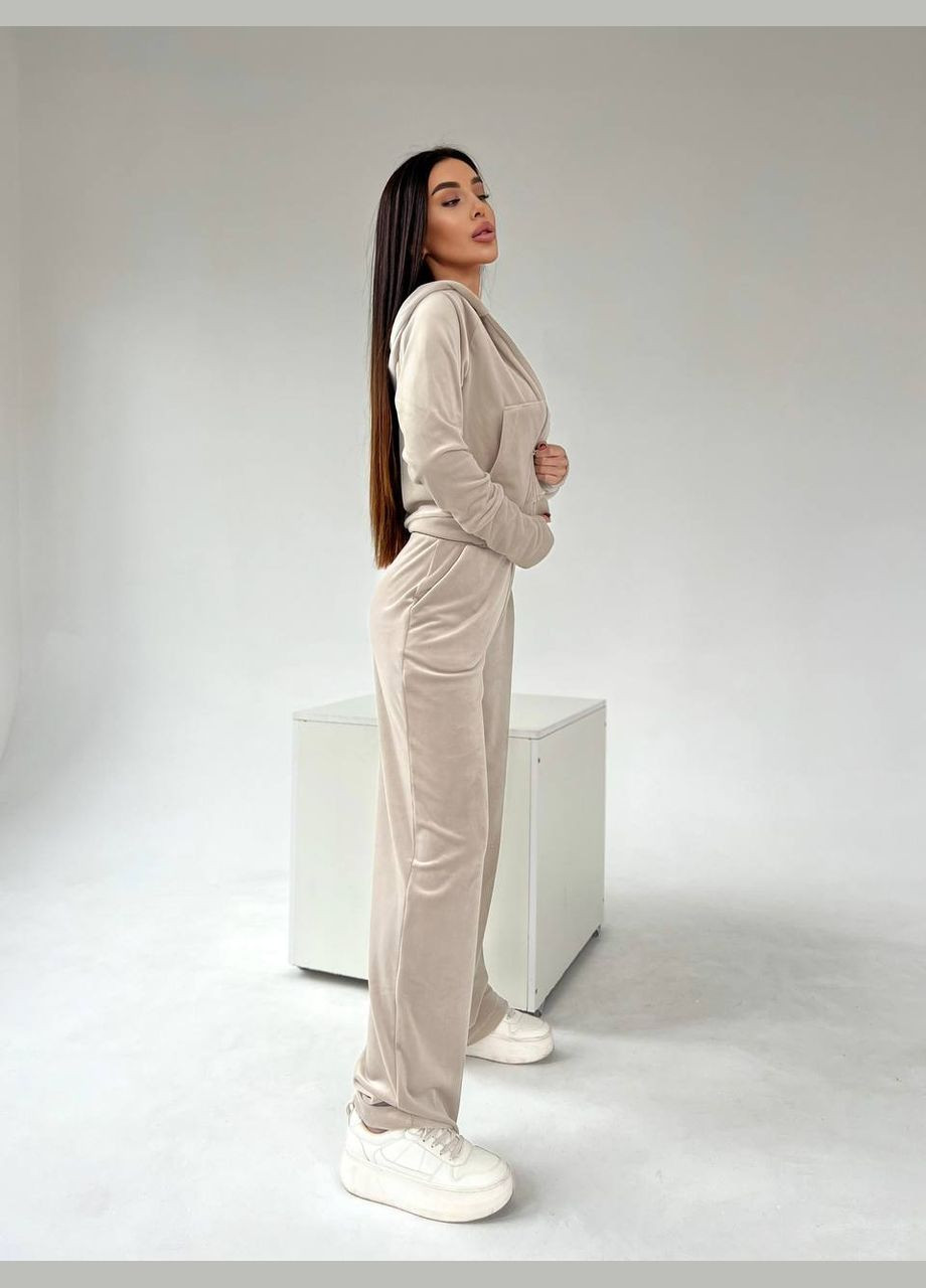 Плюшевий костюм трійка кофта, топ та штани Adelante (317470145)