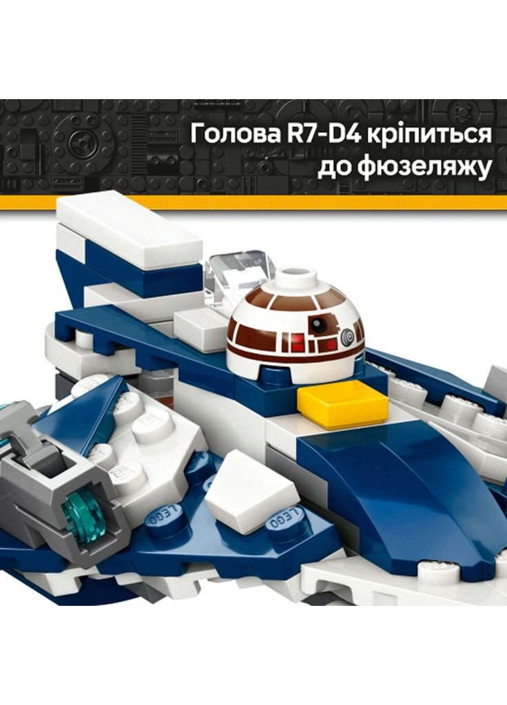 Конструктор Star Wars Джедайський зоряний мікровинищувач Пло Куна (75400) Lego (369674567)