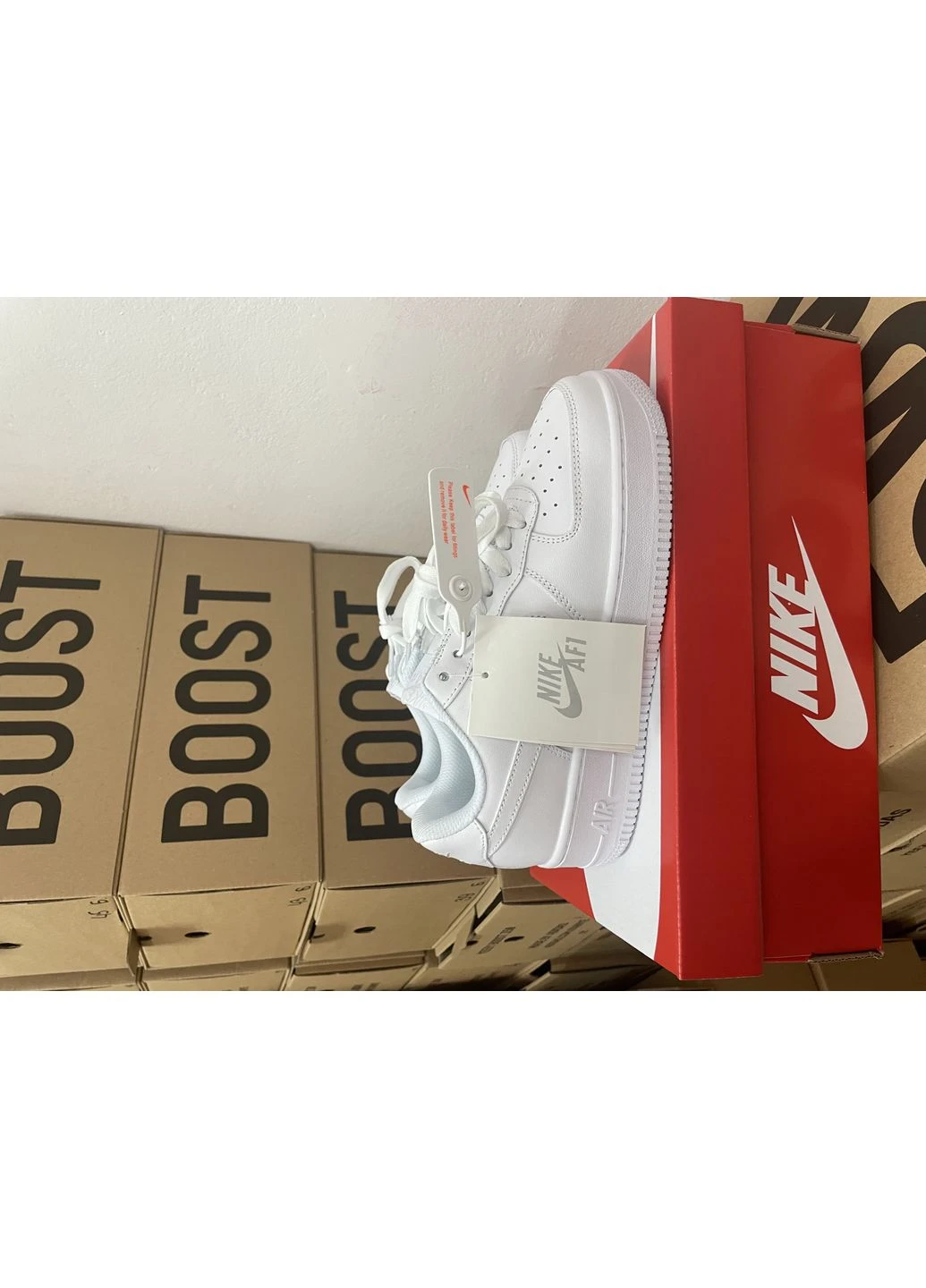 Білі літні кросівки nike air force white lux сіра коробка найк аір форс No Brand