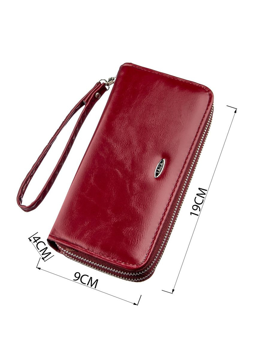 Гаманець жіночий з екокожі малиновий 19053 KIVI (329197231)