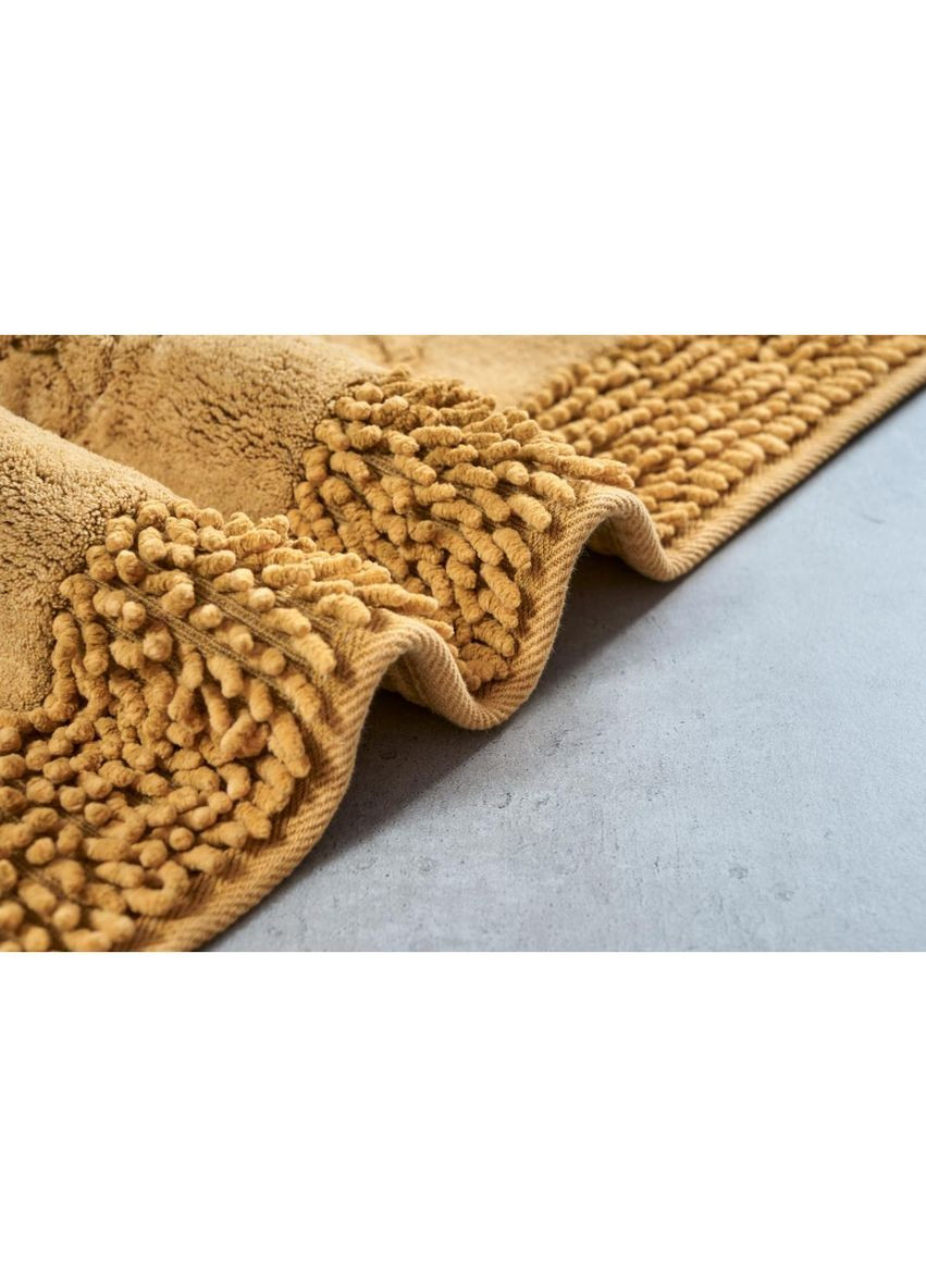 Килимок у ванну Tiffany AR-A107215-Mustard 120х70 см гірчичний Arya (361025734)