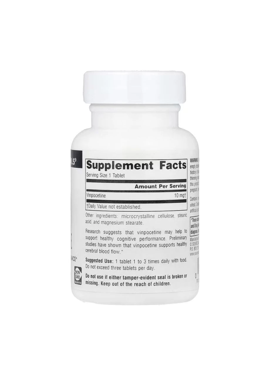 Vinpocetine 10mg - 120 tabs Source Naturals (392265751)