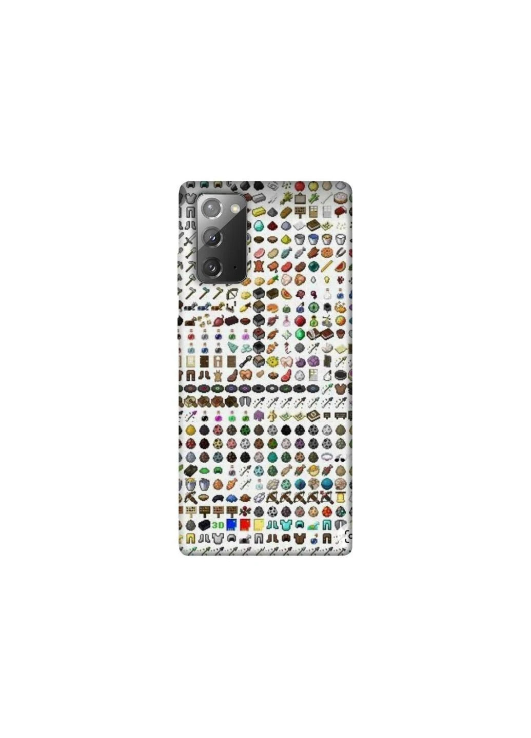 Чехол на Samsung Galaxy Note 20 Minecraft v2 Frontalka (380648106)
