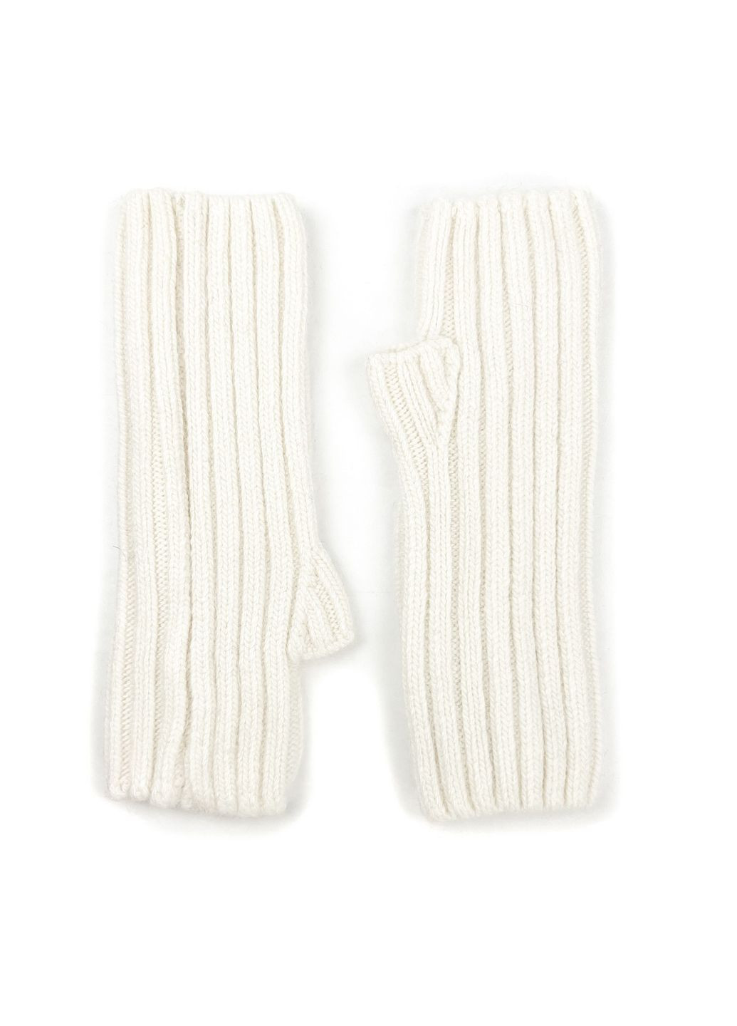 Митенки женские шерсть белые MARLEN LuckyLOOK 255-258 (322791398)