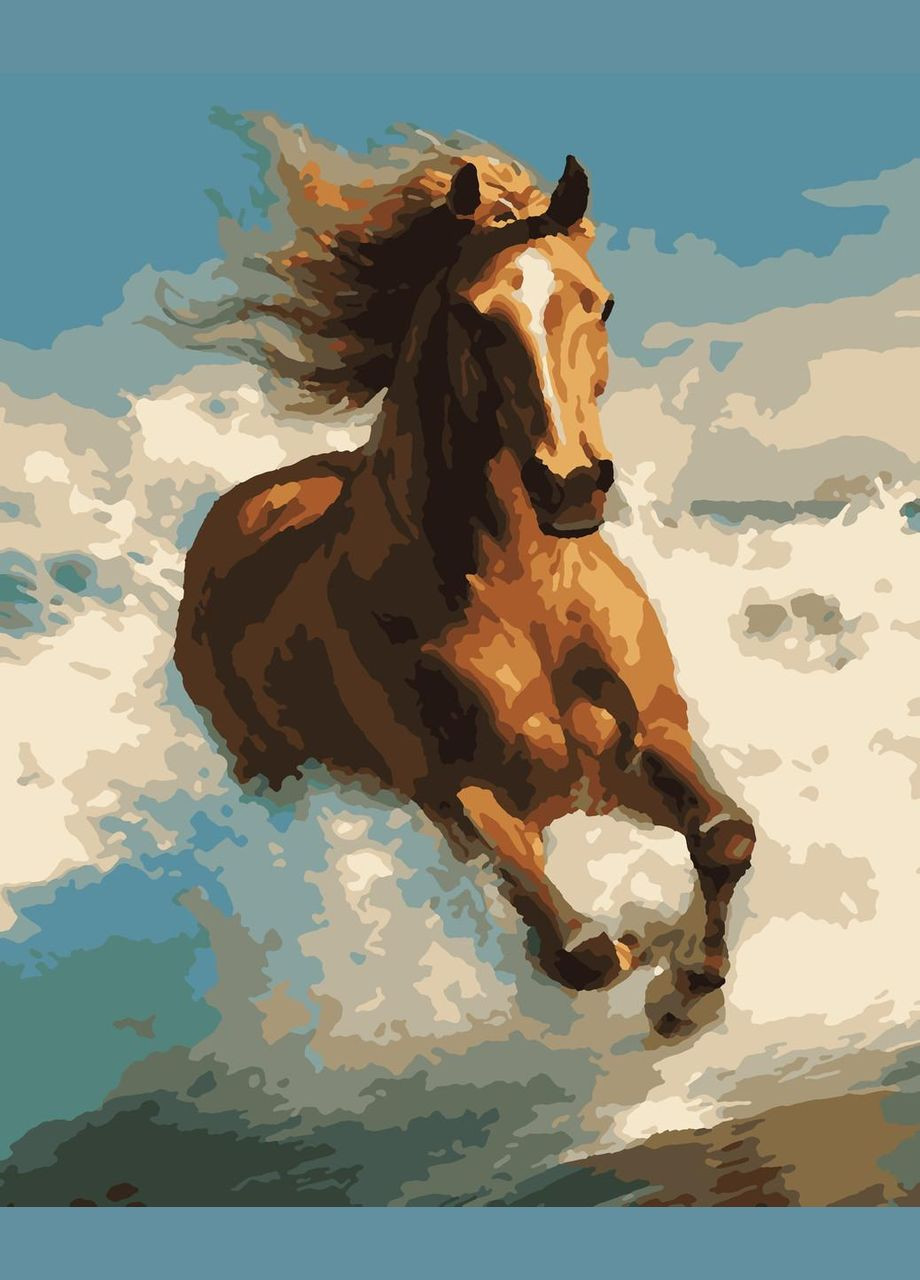 Картини за номерами "Назустріч вітру" 50*60 см No Brand (312549230)