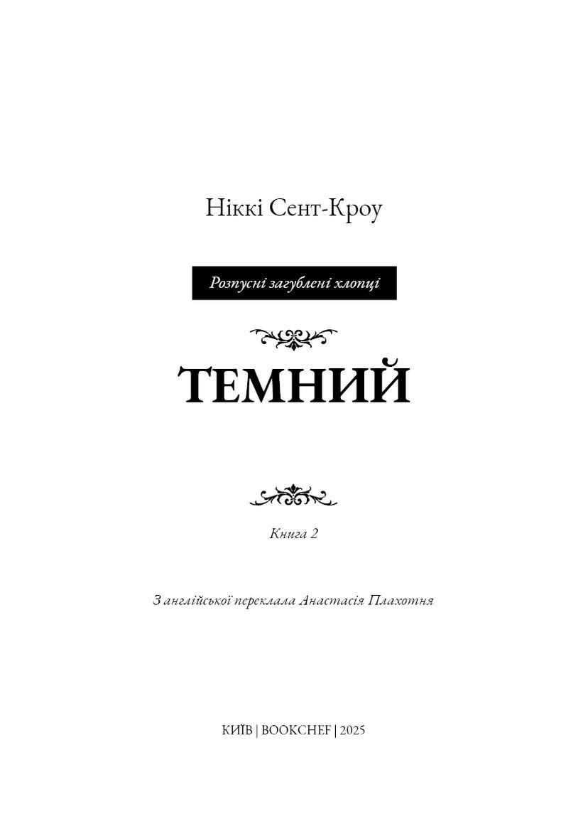 Розпусні загублені хлопці. Темний. Книга 2 BookChef (370077124)