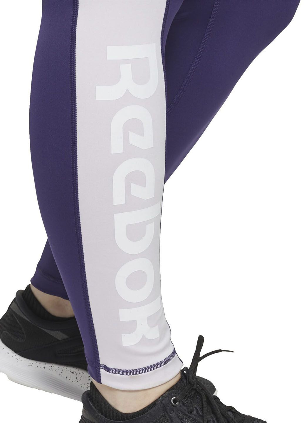 Фиолетовые демисезонные леггинсы linear logo gm5017 Reebok