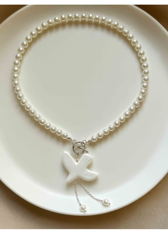 Колье горлица в серебре 5506 LeBijou (368559157)