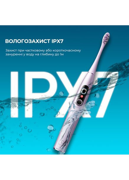 Щітка зубна електрична X Pro Digital Electric Toothbrush Purple Oclean (360423559)