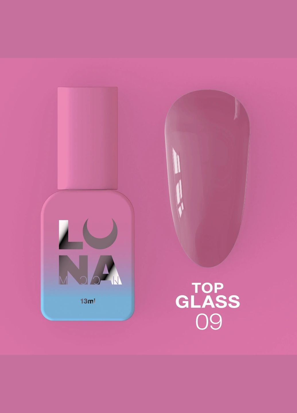 Топ для гель-лаку Top Glass №09 13ml Luna (306547843)