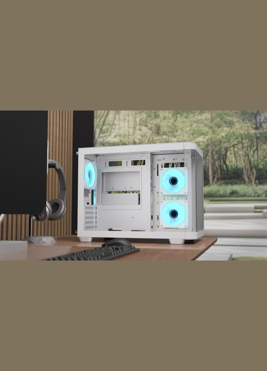 Корпус P300C-G-WT-v1 (ACCS-PN02033.21) White без БЖ Aerocool (342330935)