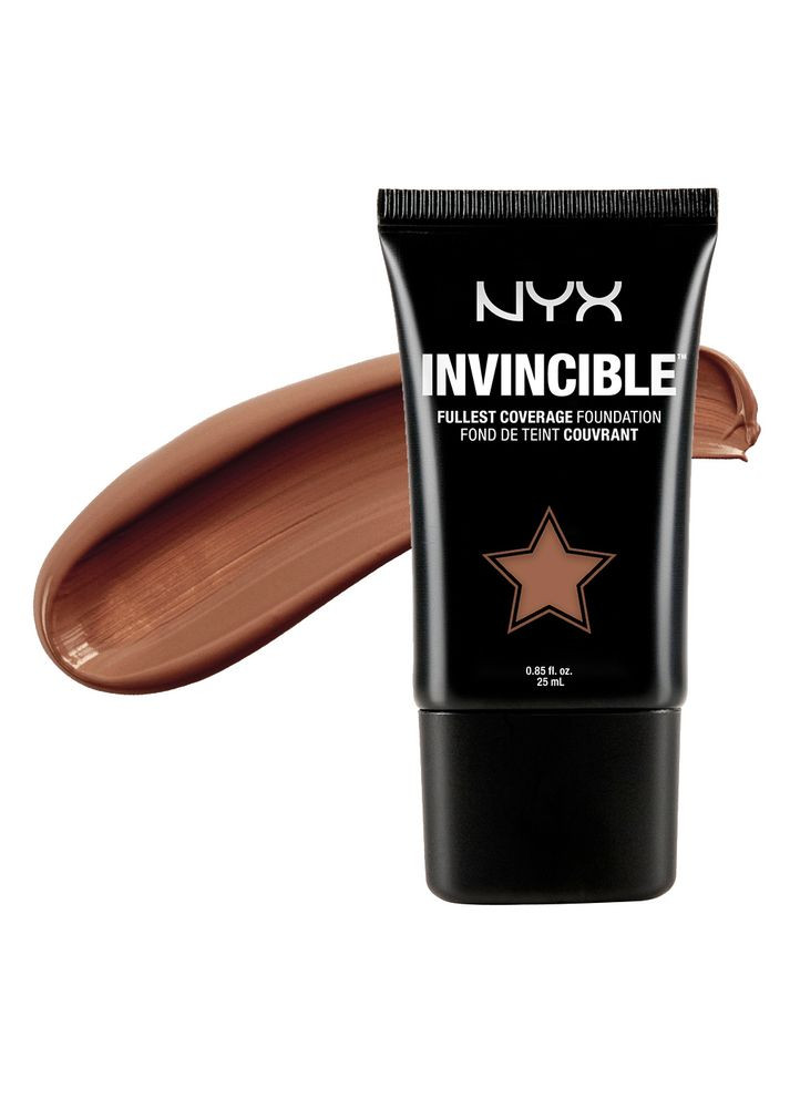 Тональна основа Invincible Fullest Coverage Foundation COCOA (INF15) NYX Professional Makeup (280266008)