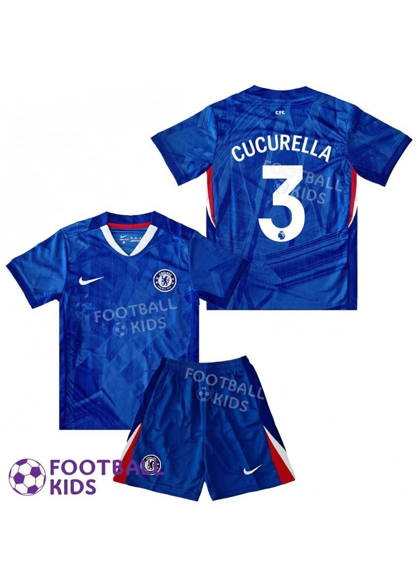 Детская футбольная форма CUCURELLA 3 Челси 2025-2026 Home (set4417-129791) No Brand (361051745)