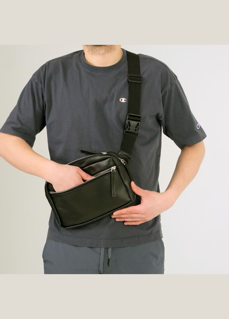Мужская сумка через плечо для повседневного использования, слинг из зертистой экокожи ToBeYou croc (284725575)