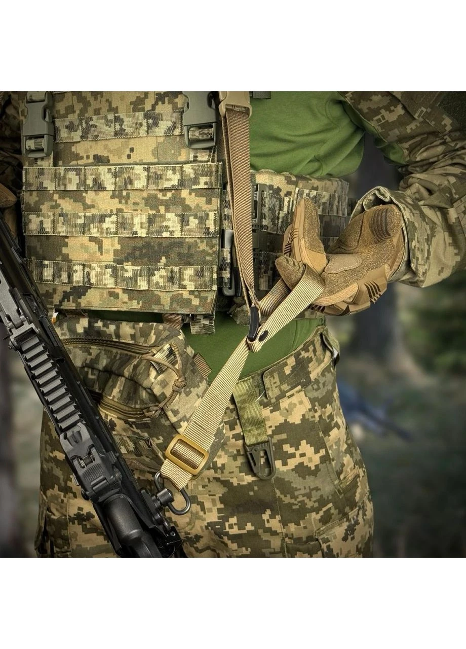 Ремінь збройовий "FORSETI" QD двоточковий еластичний Coyote RAGNAROK (375088237)