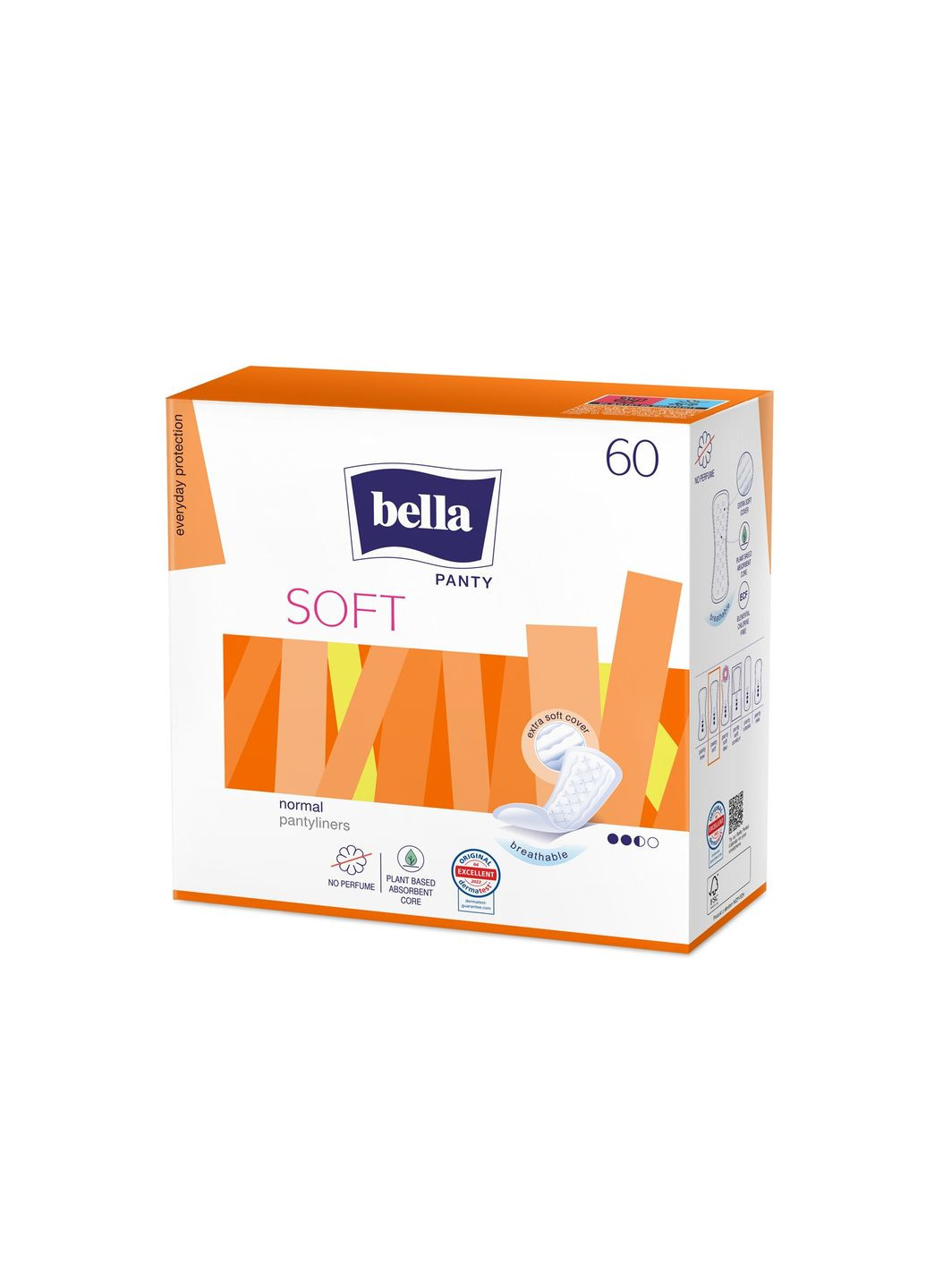 Прокладки гігієнічні щоденні Panty Soft, 60 шт Bella (323017741)