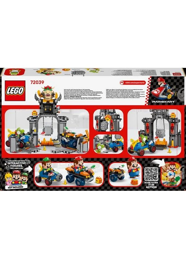 Конструктор Super Mario Mario Kart Bowser та його замок 1068 деталей (72039) Lego (378044976)