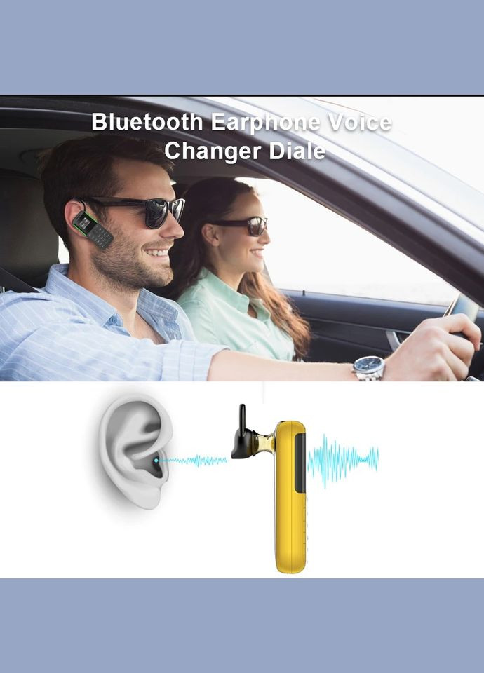 Міні мобільний телефон AIEK BM222 2SIM Чорний Home (288578999)