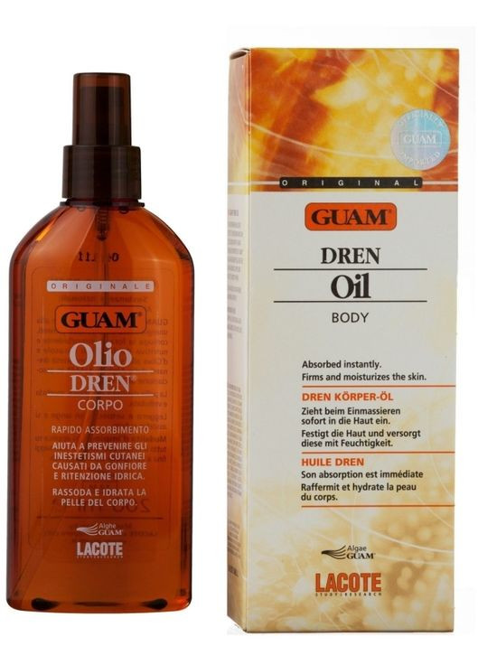 Масло с дренажным эффектом Olio Corpo Dren 200ml (11057-52047) Guam (368618971)