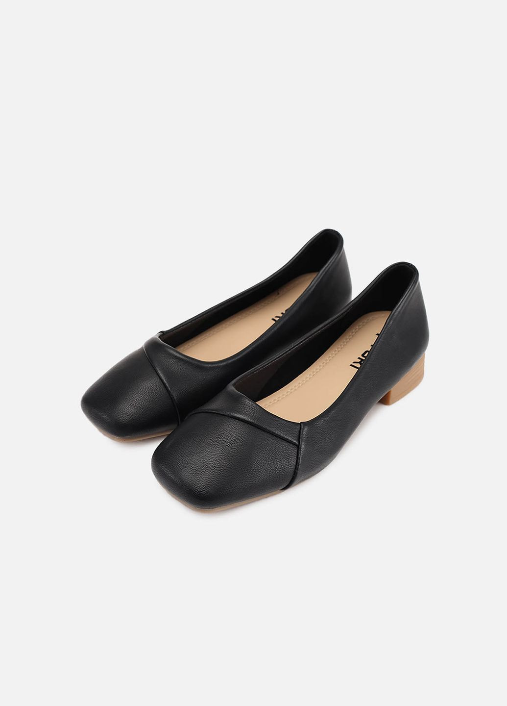 Женские балетки женские цвет черный cb-00279543 Yuki | чёрные (343413278)