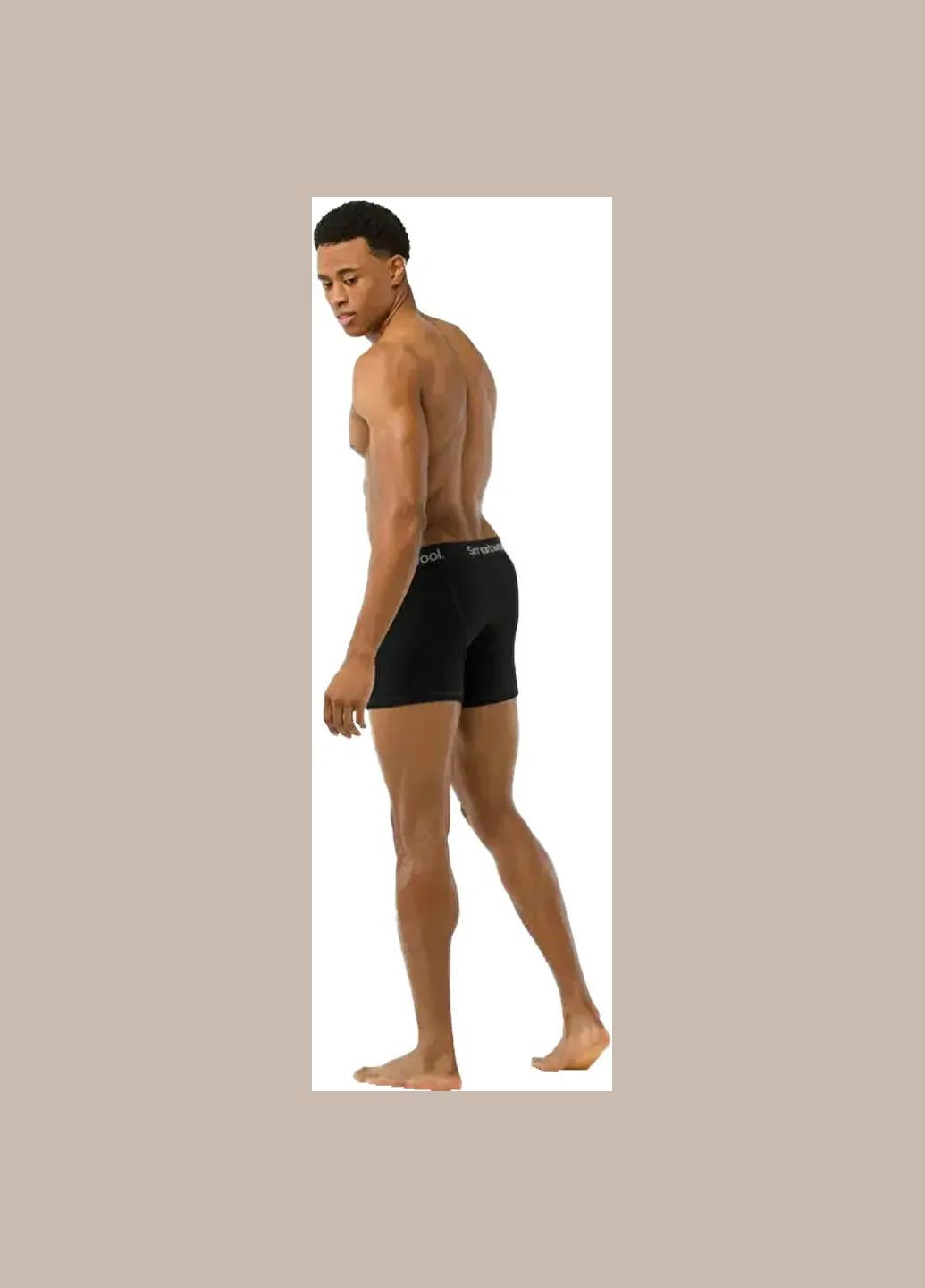 Трусы Men’s Merino Boxer Brief Boxed Black Smartwool (317652867)